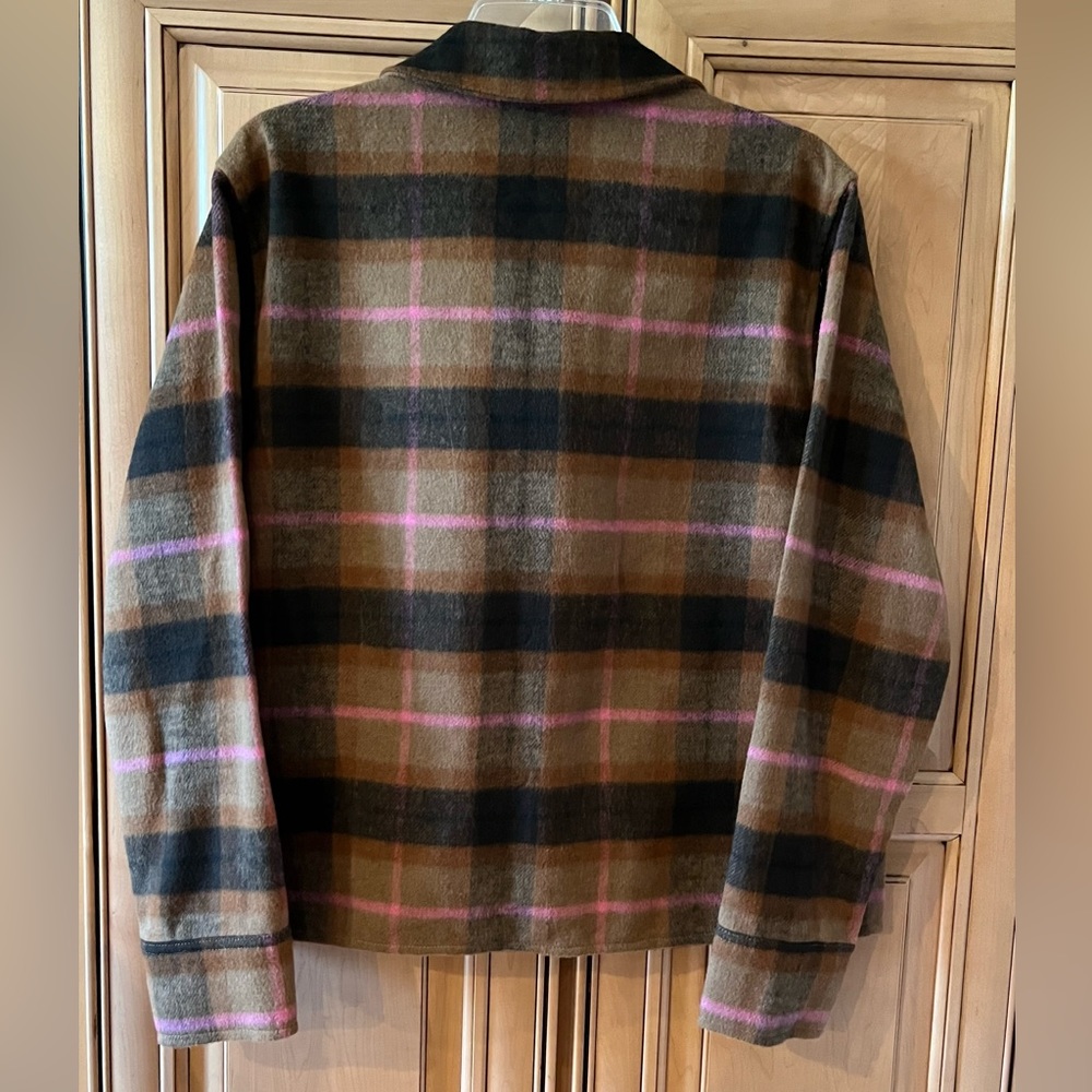 NWOT BB Dakota by Steve Madden Plaid Boxy Shacket - Picture 4 of 7